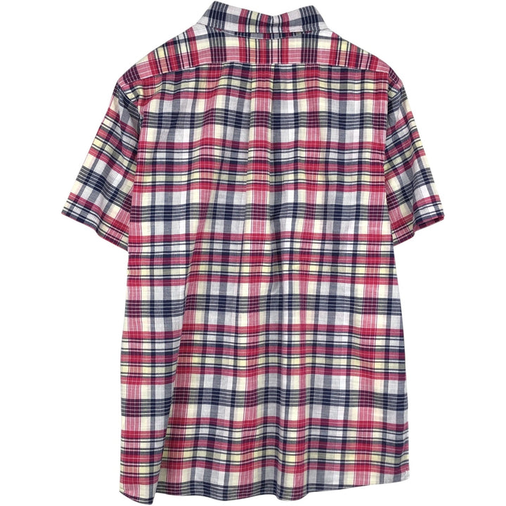 Brooks Brothers Est. 1818 Regular Short-Sleeve Button-Down Check Shirt cotton red type Vintage Second Hand