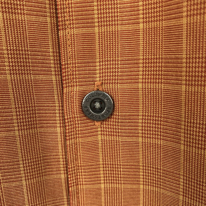 Columbia XCO Glen Plaid Short-Sleeve Check Shirt, Boxy Shirt, Men's Size L (approx.) unclear brown type Vintage Second Hand
