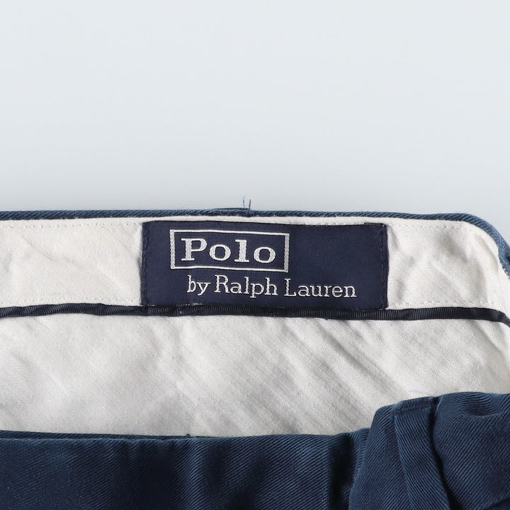 Ralph Lauren POLO by Ralph Lauren Men's Chino Pants, Size W31 cotton navy blue type Vintage Second Hand