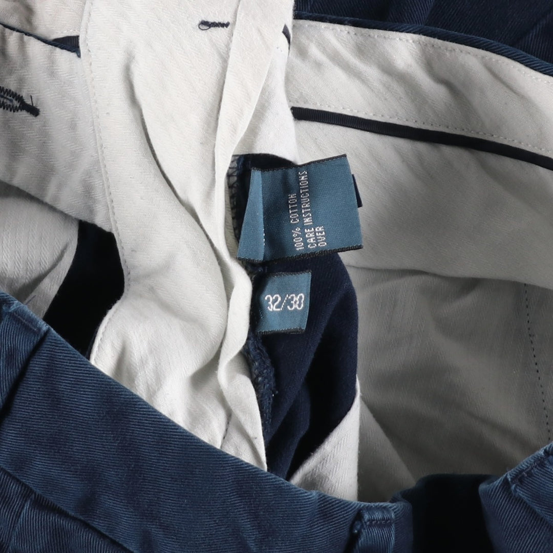 Ralph Lauren POLO by Ralph Lauren Men's Chino Pants, Size W31 cotton navy blue type Vintage Second Hand