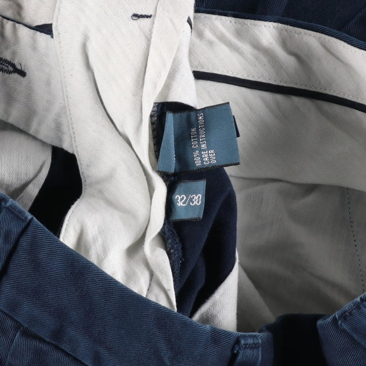 Ralph Lauren POLO by Ralph Lauren Men's Chino Pants, Size W31 cotton navy blue type Vintage Second Hand