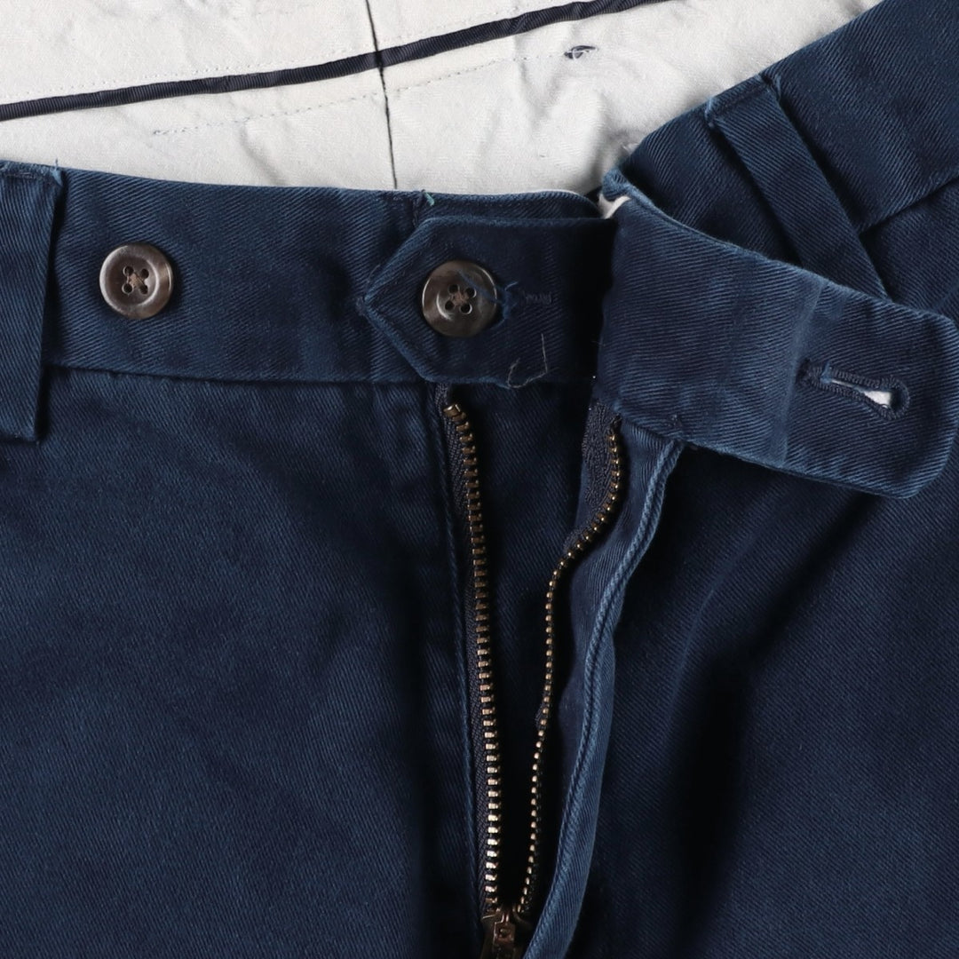 Ralph Lauren POLO by Ralph Lauren Men's Chino Pants, Size W31 cotton navy blue type Vintage Second Hand
