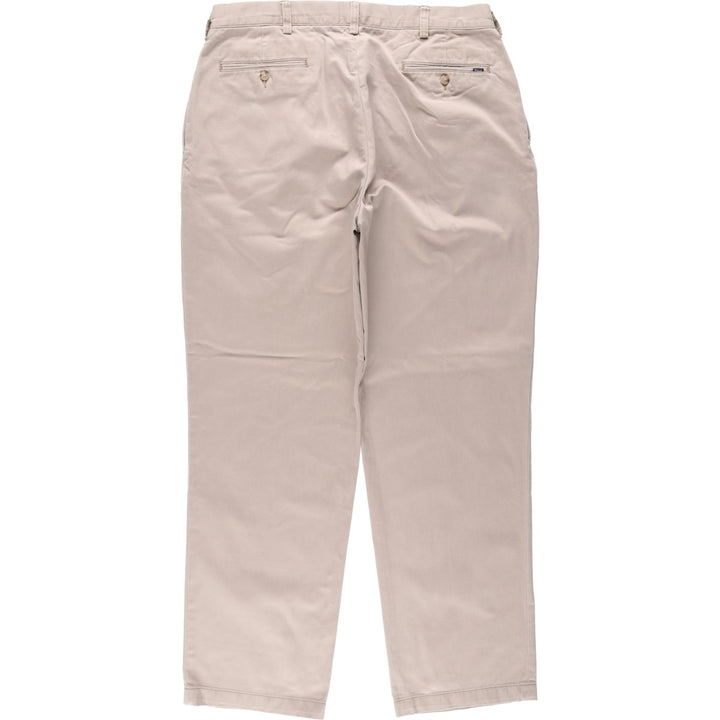 Ralph Lauren POLO RALPH LAUREN CLASSIC FIT PLEATED Two-Pleat Chino Pants, Men's Size W36 (approx.) cotton Beige type Vintage Second Hand