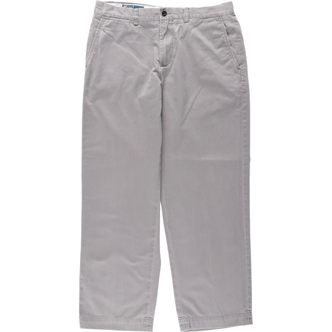 Ralph Lauren POLO by Ralph Lauren PRESTON PANT, Men's Chino Pants, Size W33 cotton gray type Vintage Second Hand