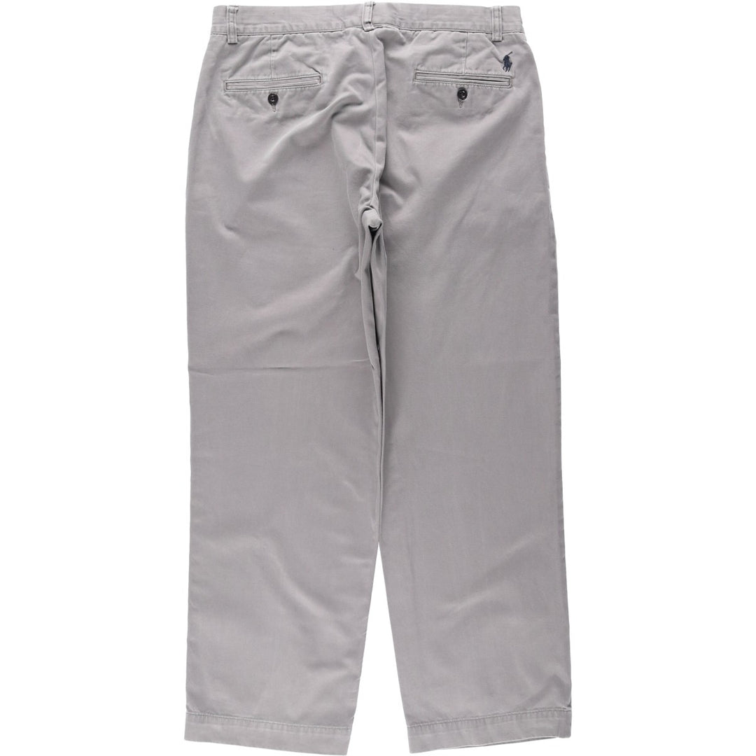 Ralph Lauren POLO by Ralph Lauren PRESTON PANT, Men's Chino Pants, Size W33 cotton gray type Vintage Second Hand