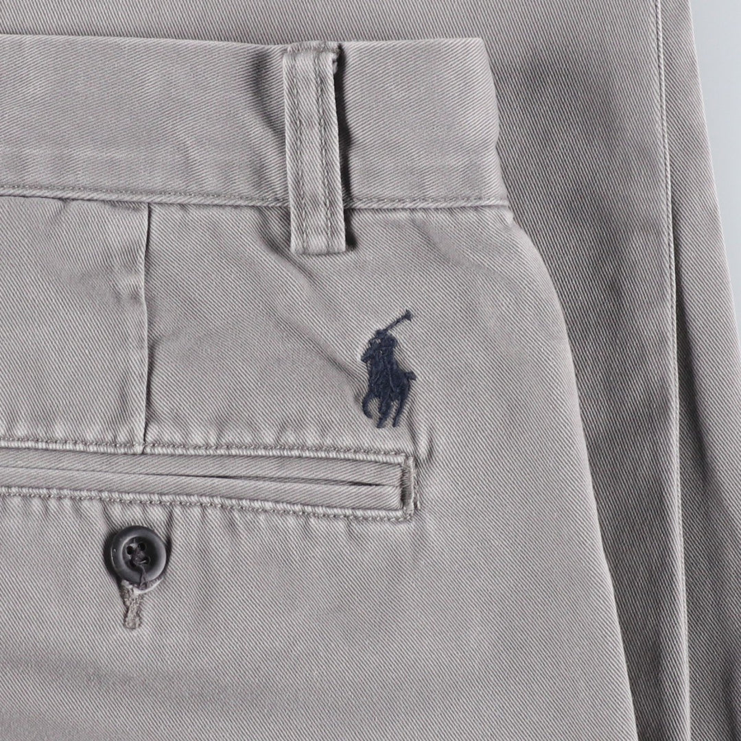Ralph Lauren POLO by Ralph Lauren PRESTON PANT, Men's Chino Pants, Size W33 cotton gray type Vintage Second Hand