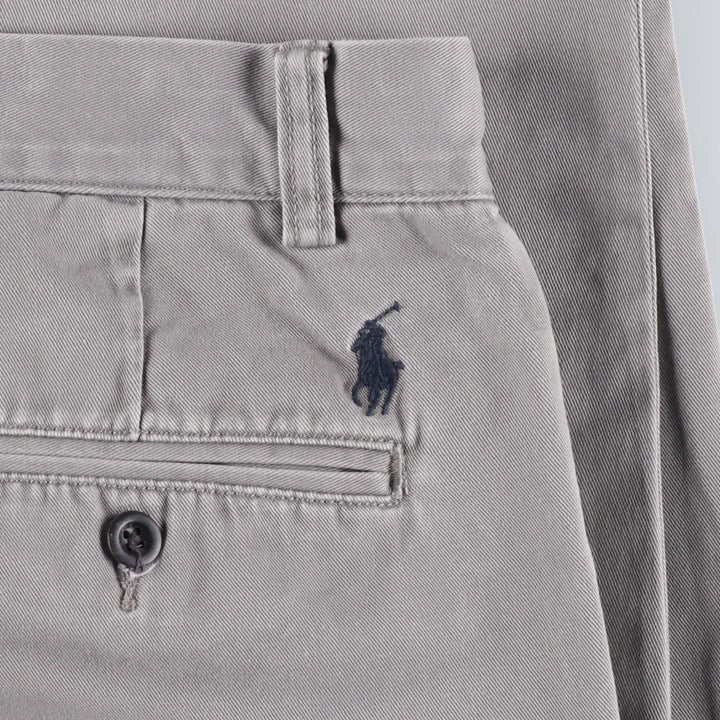 Ralph Lauren POLO by Ralph Lauren PRESTON PANT, Men's Chino Pants, Size W33 cotton gray type Vintage Second Hand
