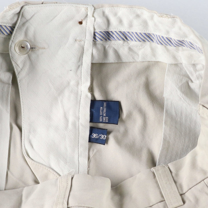 Ralph Lauren POLO by Ralph Lauren SUFFIELD FIT Men's W36 (approx.) cotton ivory Vintage Second Hand