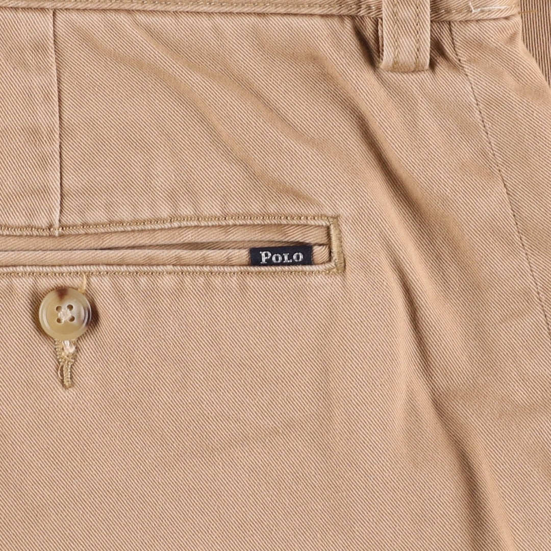 Ralph Lauren POLO RALPH LAUREN Relaxed Fit Chino Pants, Men's Size W37 (approx.) cotton Beige type Vintage Second Hand