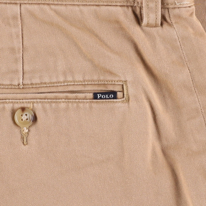 Ralph Lauren POLO RALPH LAUREN Relaxed Fit Chino Pants, Men's Size W37 (approx.) cotton Beige type Vintage Second Hand