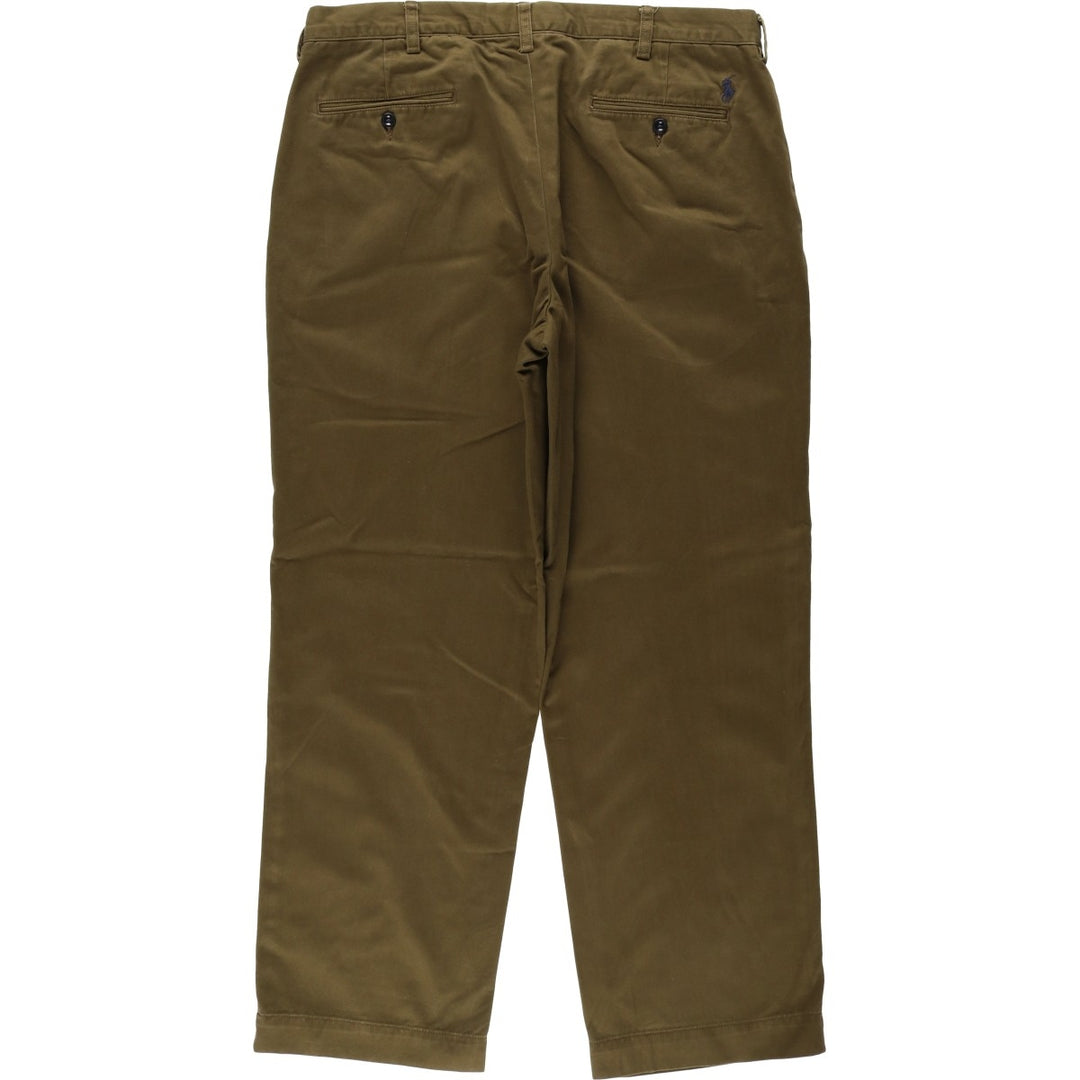 Ralph Lauren POLO by Ralph Lauren PRESTON PANT Chino pants for men, equivalent to w36 cotton brown type Vintage Second Hand
