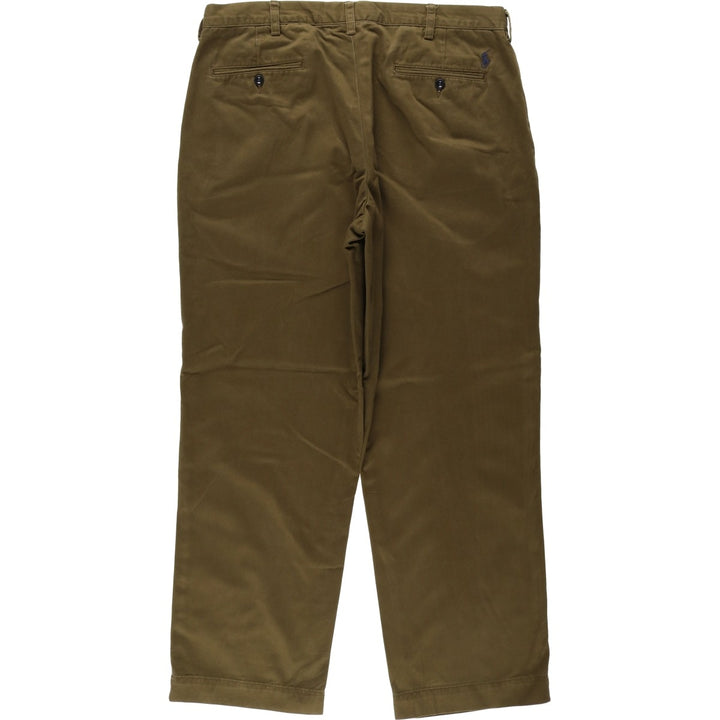 Ralph Lauren POLO by Ralph Lauren PRESTON PANT Chino pants for men, equivalent to w36 cotton brown type Vintage Second Hand