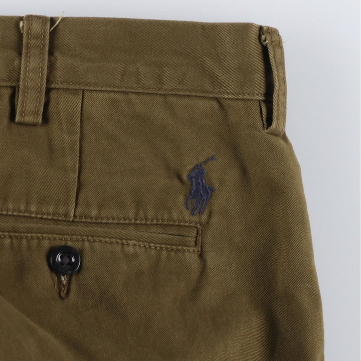 Ralph Lauren POLO by Ralph Lauren PRESTON PANT Chino pants for men, equivalent to w36 cotton brown type Vintage Second Hand