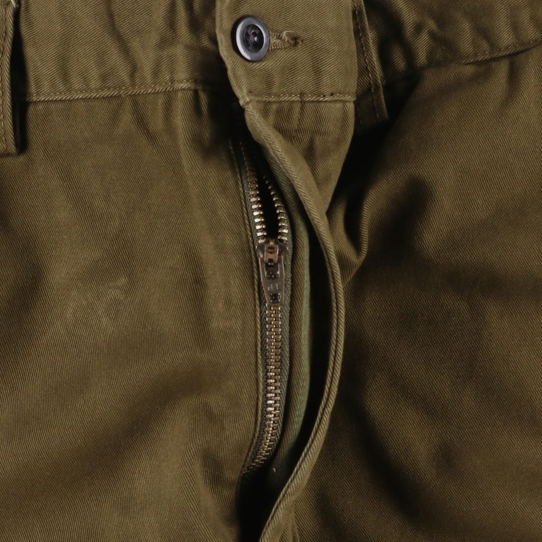 Ralph Lauren POLO by Ralph Lauren PRESTON PANT Chino pants for men, equivalent to w36 cotton brown type Vintage Second Hand