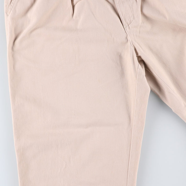Ralph Lauren POLO by Ralph Lauren Two-pleat Chino Pants for Men, W34 equivalent cotton Beige type Vintage Second Hand