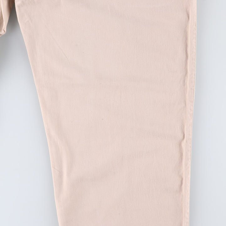 Ralph Lauren POLO by Ralph Lauren Two-pleat Chino Pants for Men, W34 equivalent cotton Beige type Vintage Second Hand