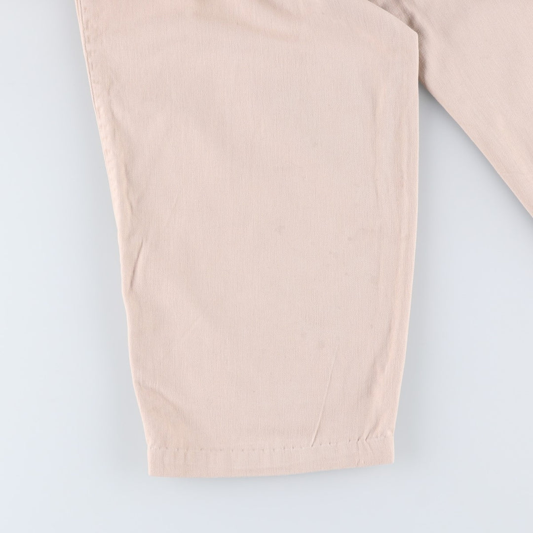 Ralph Lauren POLO by Ralph Lauren Two-pleat Chino Pants for Men, W34 equivalent cotton Beige type Vintage Second Hand