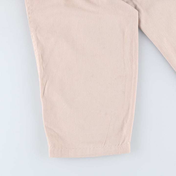 Ralph Lauren POLO by Ralph Lauren Two-pleat Chino Pants for Men, W34 equivalent cotton Beige type Vintage Second Hand