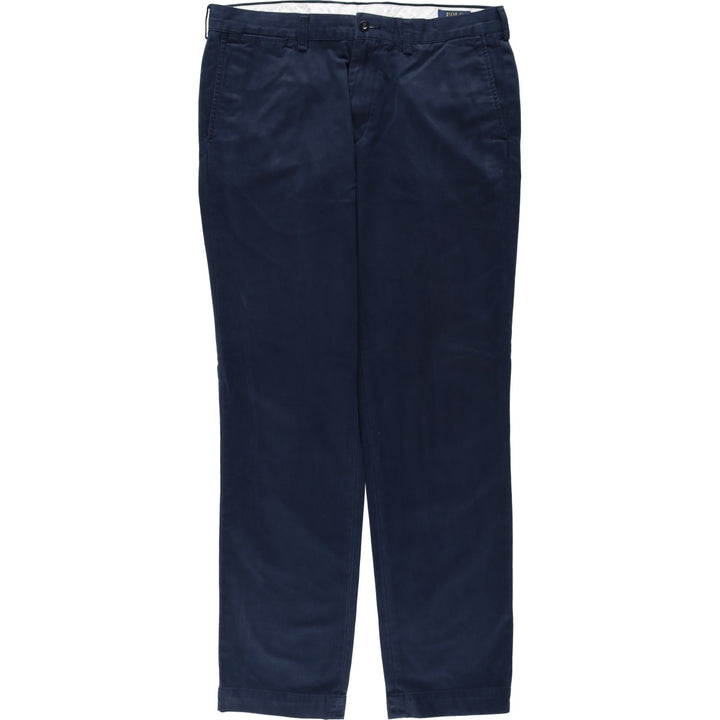 Ralph Lauren POLO RALPH LAUREN Chino Pants Men's W35 equivalent cotton navy blue type Vintage Second Hand