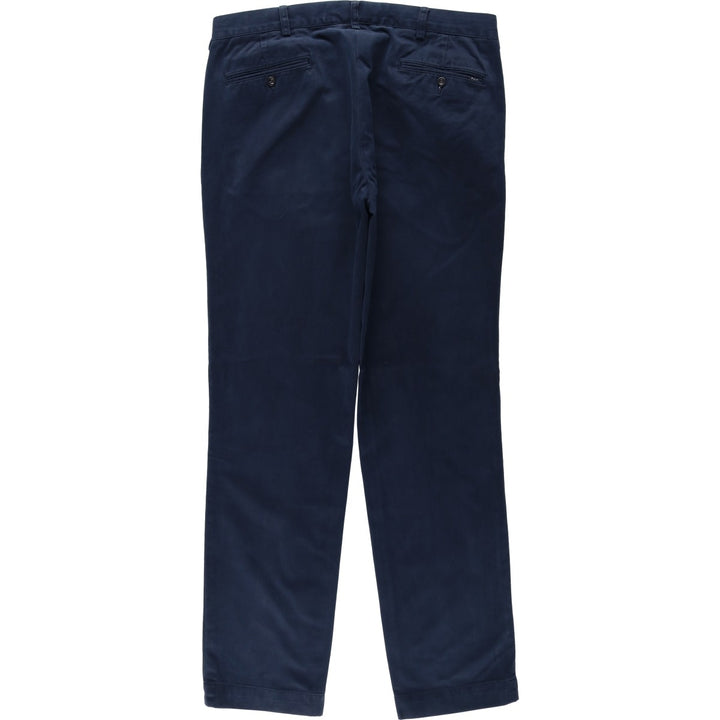 Ralph Lauren POLO RALPH LAUREN Chino Pants Men's W35 equivalent cotton navy blue type Vintage Second Hand