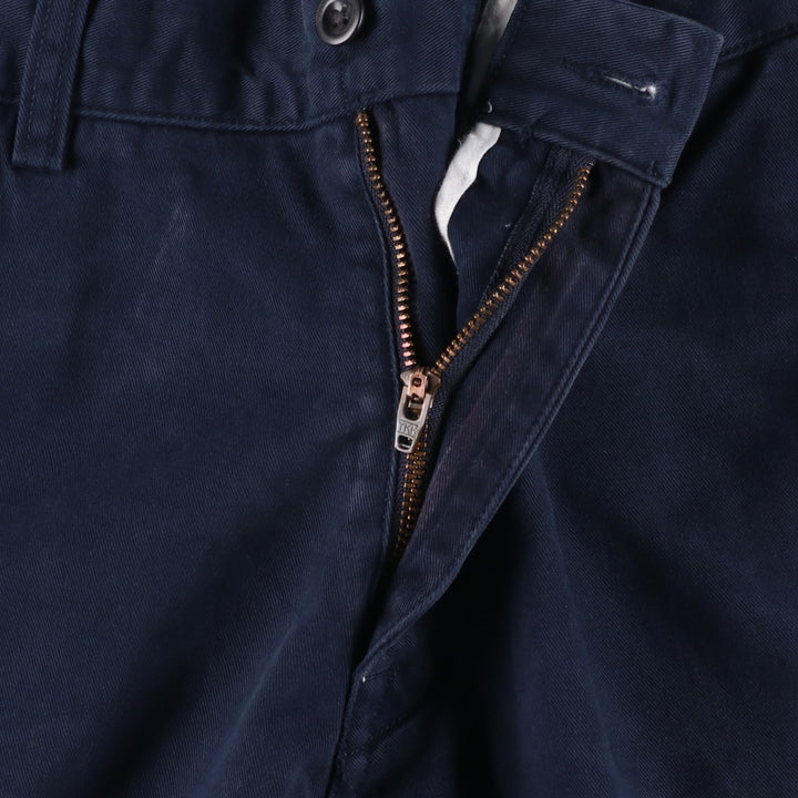 Ralph Lauren POLO RALPH LAUREN Chino Pants Men's W35 equivalent cotton navy blue type Vintage Second Hand