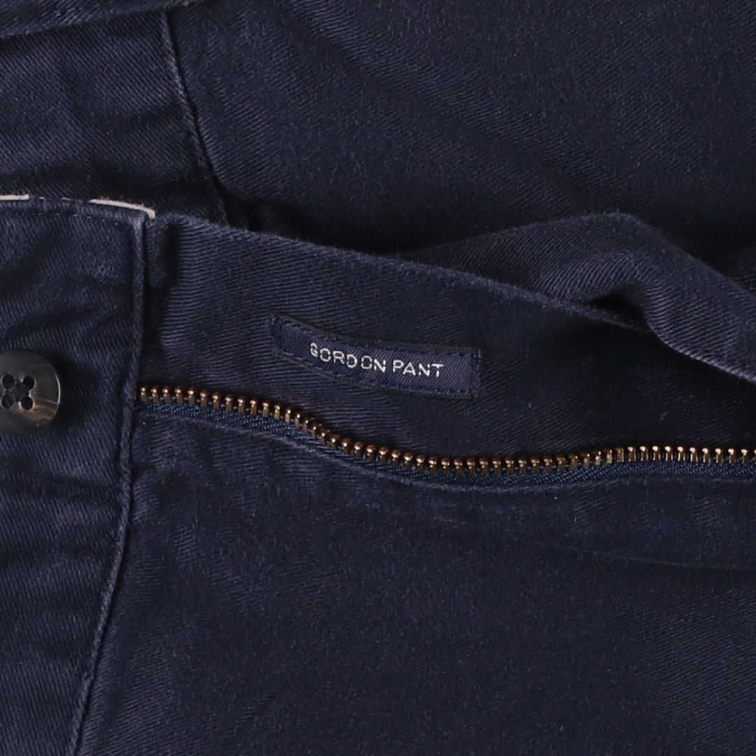 Ralph Lauren POLO RALPH LAUREN GORDON PANT Men's Chino Pants, Size W35 cotton navy blue type Vintage Second Hand