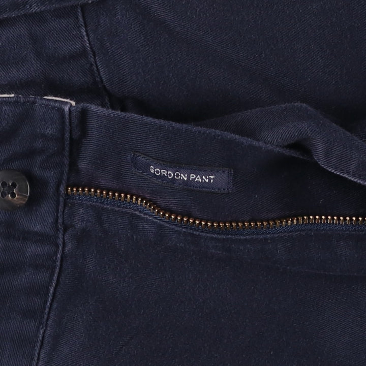 Ralph Lauren POLO RALPH LAUREN GORDON PANT Men's Chino Pants, Size W35 cotton navy blue type Vintage Second Hand