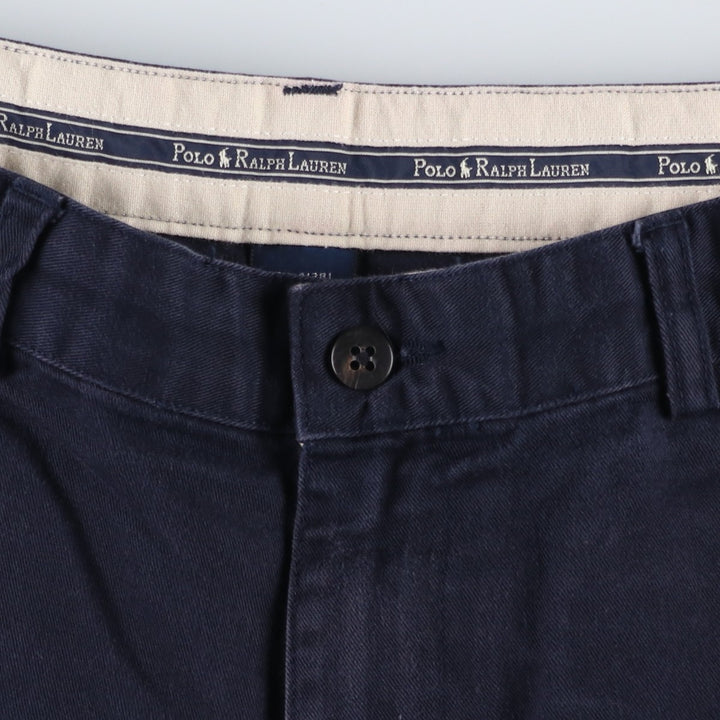 Ralph Lauren POLO RALPH LAUREN GORDON PANT Men's Chino Pants, Size W35 cotton navy blue type Vintage Second Hand