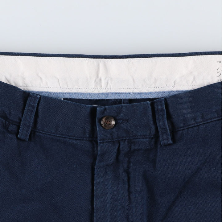 Ralph Lauren POLO RALPH LAUREN Slim Fit Chino Pants, Men's Size W34 (approx.) cotton navy blue type Vintage Second Hand
