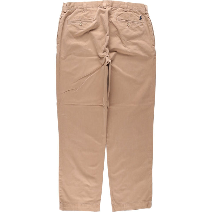 Ralph Lauren POLO by Ralph Lauren Two-pleat Chino Pants for Men, W35 cotton Beige type Vintage Second Hand