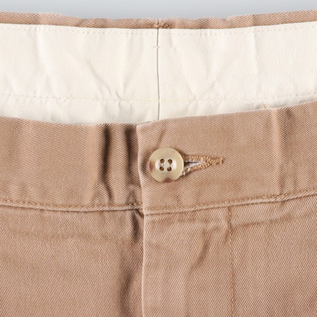 Ralph Lauren POLO by Ralph Lauren Two-pleat Chino Pants for Men, W35 cotton Beige type Vintage Second Hand
