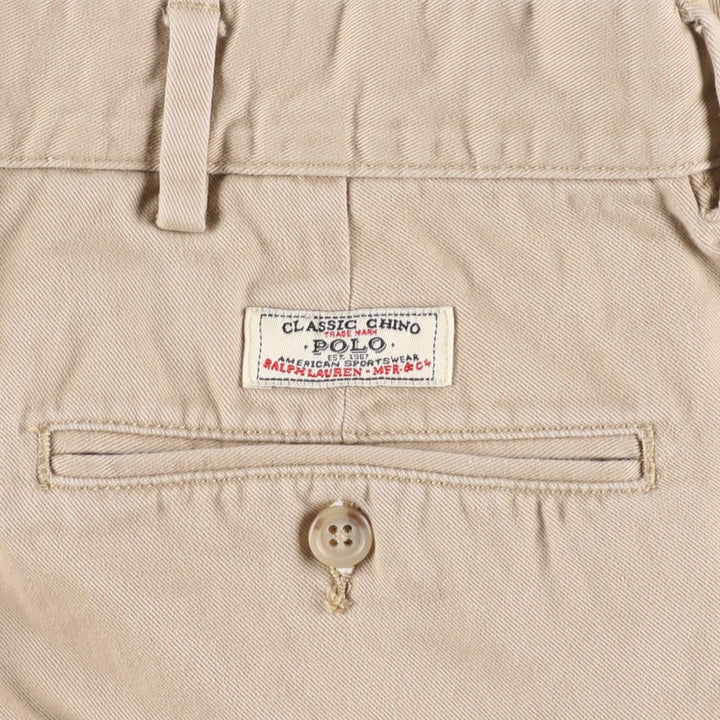 Ralph Lauren POLO by Ralph Lauren Men's W36 equivalent cotton Beige type Vintage Second Hand