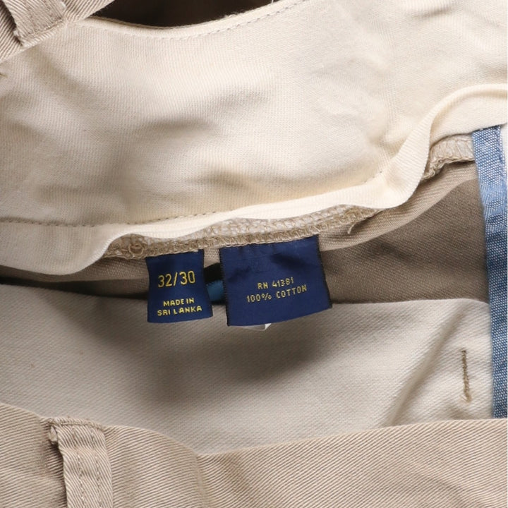 Ralph Lauren POLO RALPH LAUREN CLASSIC FIT Chino Pants Men's W33 equivalent cotton Beige type Vintage Second Hand