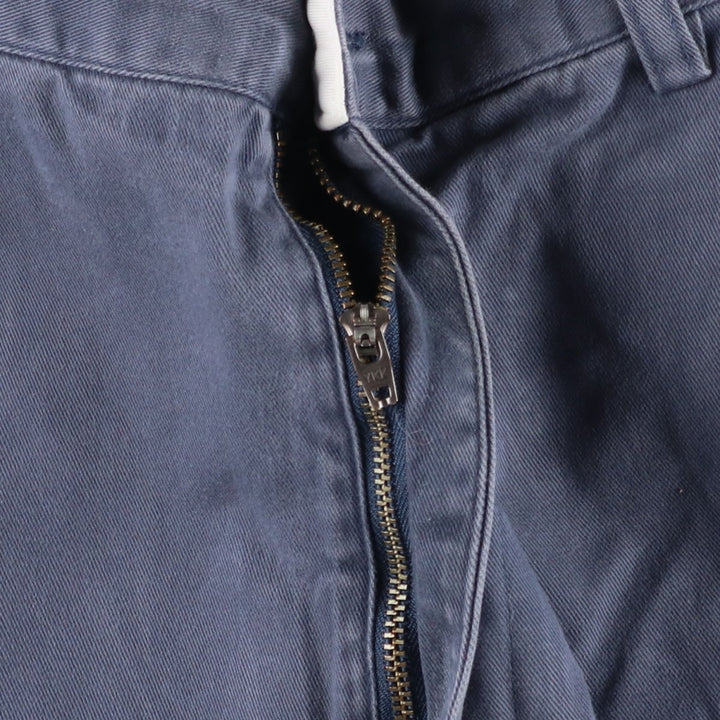 Ralph Lauren POLO by Ralph Lauren HAMMOND PANT, two-pleat chino pants, men's w35 equivalent cotton navy blue type Vintage Second Hand