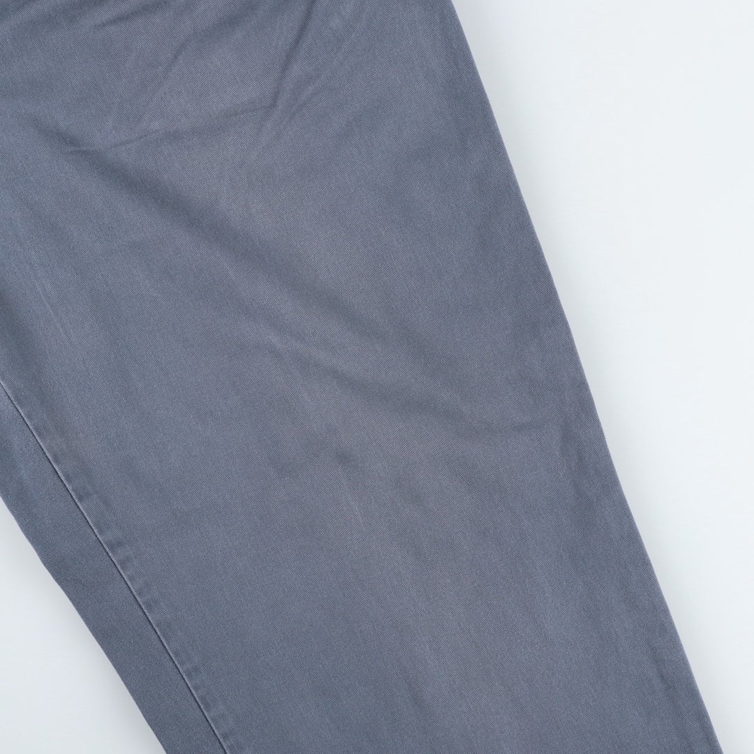 Ralph Lauren POLO by Ralph Lauren HAMMOND PANT, two-pleat chino pants, men's w35 equivalent cotton navy blue type Vintage Second Hand