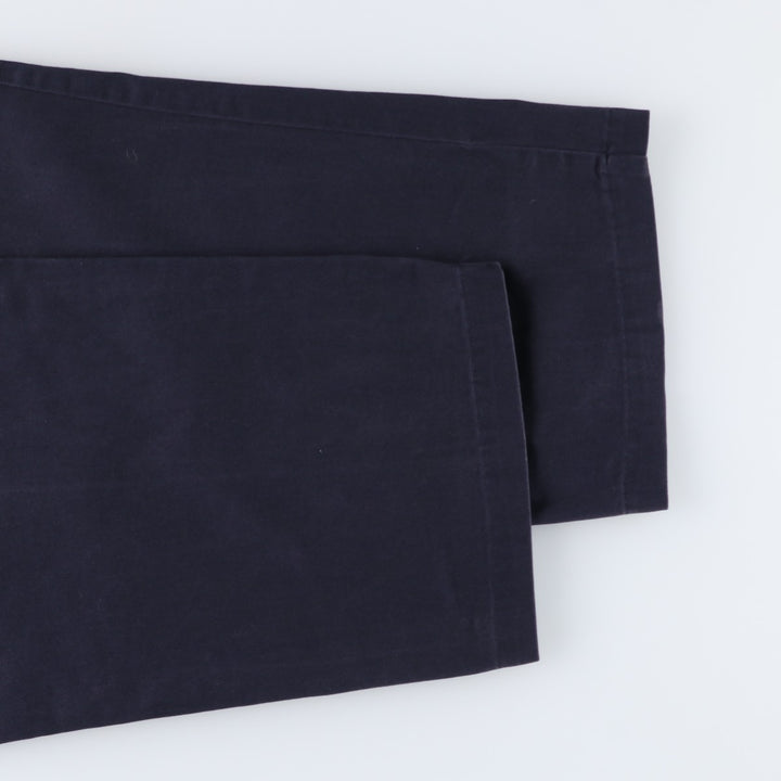 Ralph Lauren Polo Ralph Lauren Andrew Pant Two-pleat Chino Pants Men's Size W34 cotton navy blue type Vintage Second Hand
