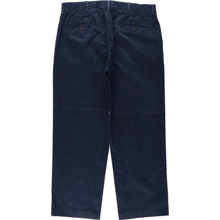 Ralph Lauren POLO by Ralph Lauren PRESTON PANT Chino pants for men, equivalent to w34 cotton navy blue type Vintage Second Hand