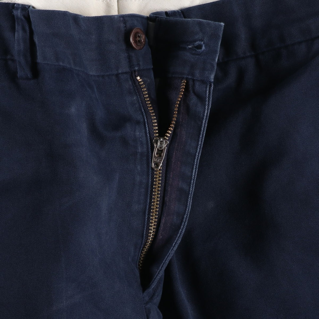 Ralph Lauren POLO by Ralph Lauren PRESTON PANT Chino pants for men, equivalent to w34 cotton navy blue type Vintage Second Hand