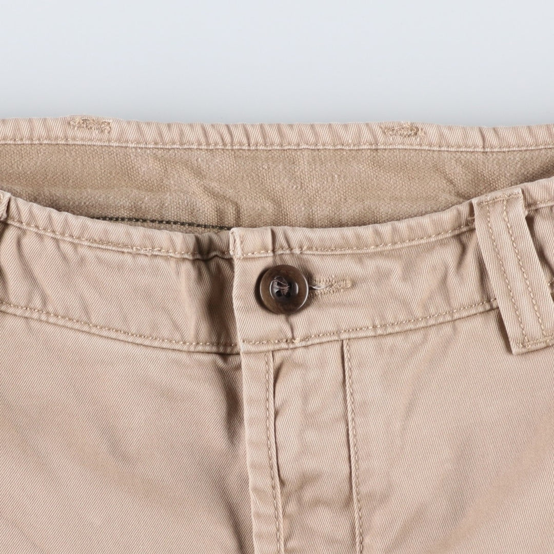 90s-00'S LLBean Chino Pants, Men's Size W34 (approx.), Vintage cotton Beige type Vintage Second Hand