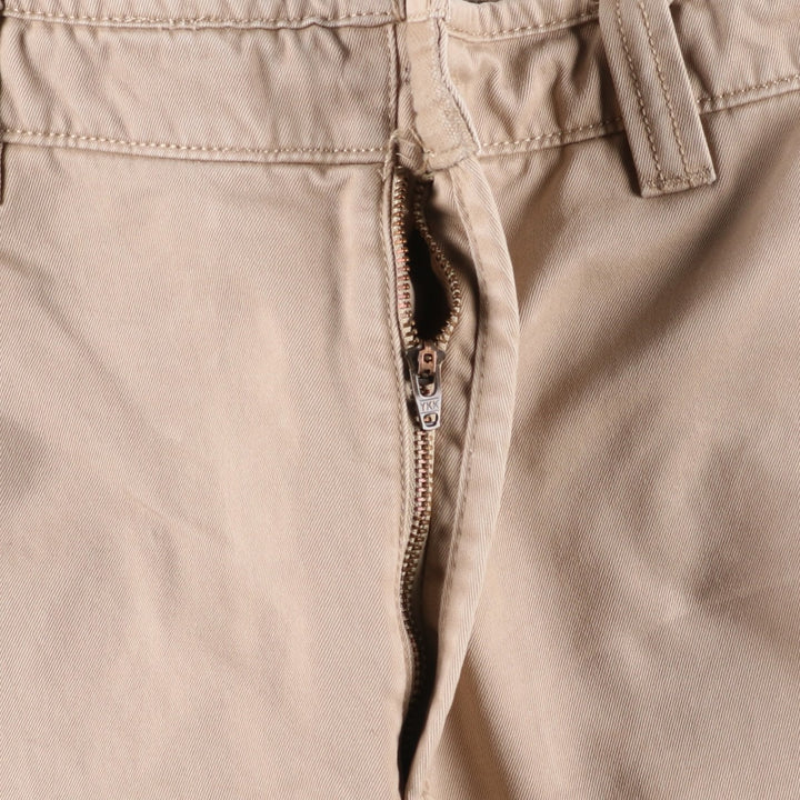 90s-00'S LLBean Chino Pants, Men's Size W34 (approx.), Vintage cotton Beige type Vintage Second Hand