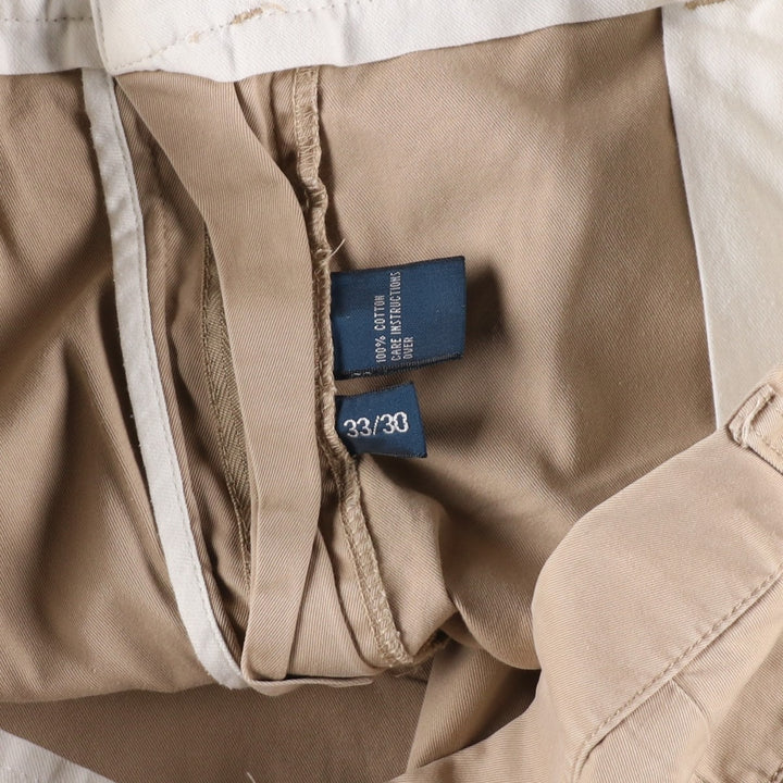 Ralph Lauren POLO by Ralph Lauren PROSPECT PANT chino pants, men's size W33 cotton Beige type Vintage Second Hand