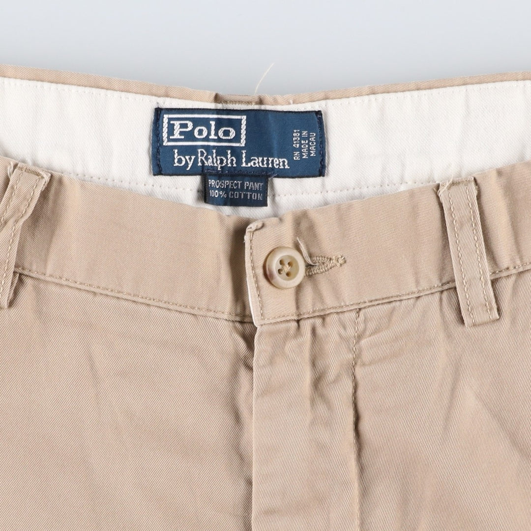 Ralph Lauren POLO by Ralph Lauren PROSPECT PANT chino pants, men's size W33 cotton Beige type Vintage Second Hand