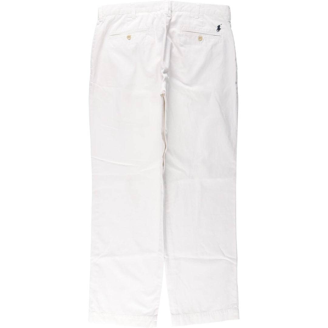 Ralph Lauren POLO by Ralph Lauren PRESTON PANT Chino pants for men, equivalent to w34 cotton white type Vintage Second Hand