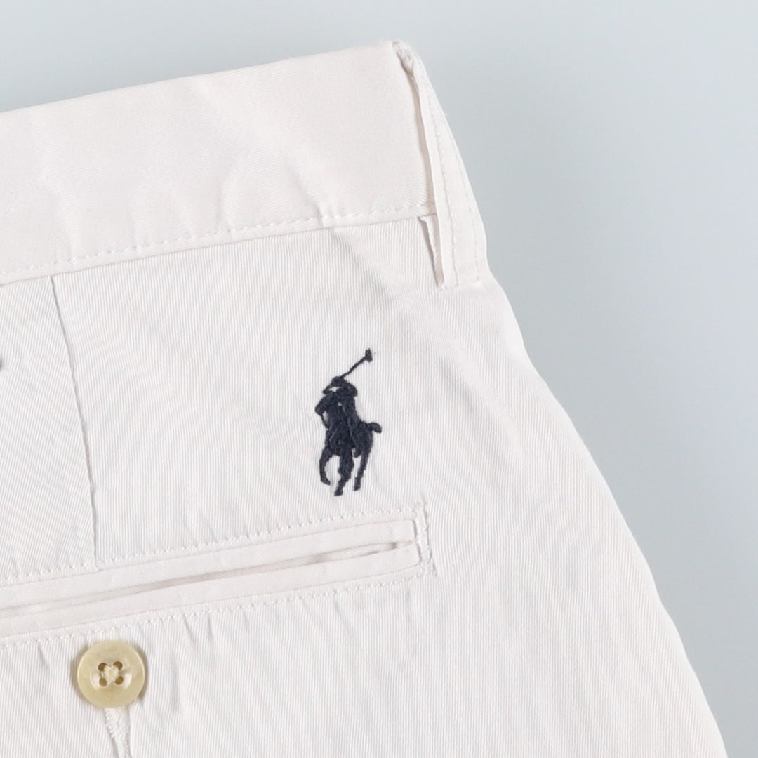 Ralph Lauren POLO by Ralph Lauren PRESTON PANT Chino pants for men, equivalent to w34 cotton white type Vintage Second Hand