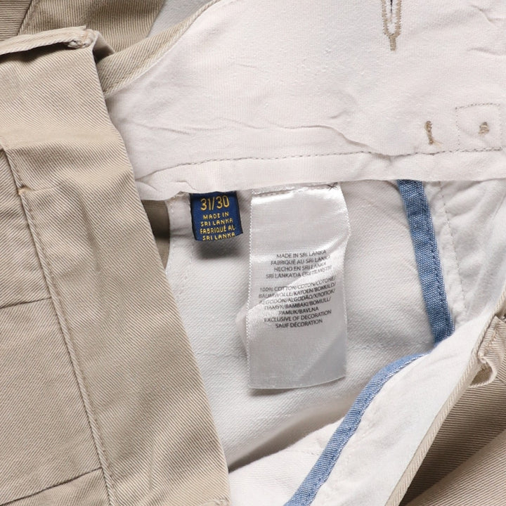 Ralph Lauren POLO RALPH LAUREN CLASSIC FIT Chino Pants Men's W33 equivalent cotton Beige type Vintage Second Hand