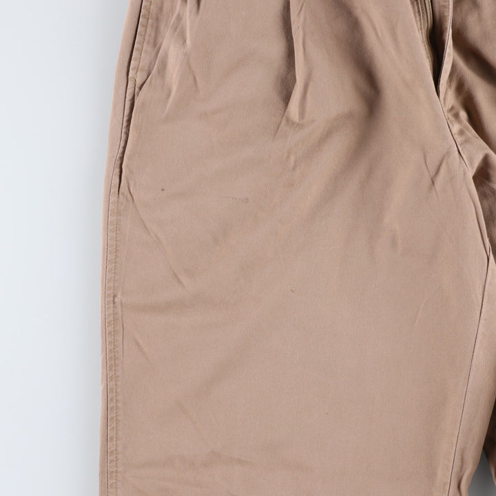 Ralph Lauren POLO by Ralph Lauren Two-Pleat Chino Pants, Men's Size W28 (approx.) cotton Beige type Vintage Second Hand