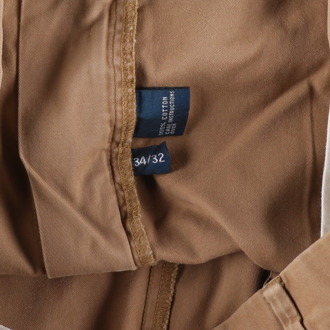 Ralph Lauren POLO by Ralph Lauren Chino Pants Men's W34 equivalent cotton Khaki type beige Vintage Second Hand