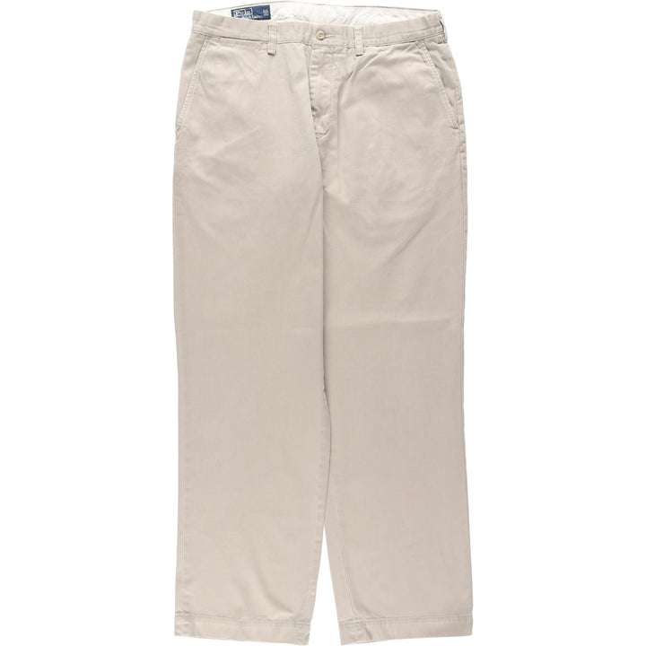 Ralph Lauren POLO by Ralph Lauren PRESTON PANT Chino pants for men, equivalent to w34 cotton Beige type Vintage Second Hand