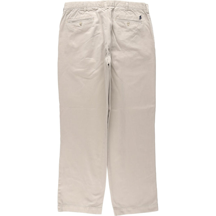 Ralph Lauren POLO by Ralph Lauren PRESTON PANT Chino pants for men, equivalent to w34 cotton Beige type Vintage Second Hand