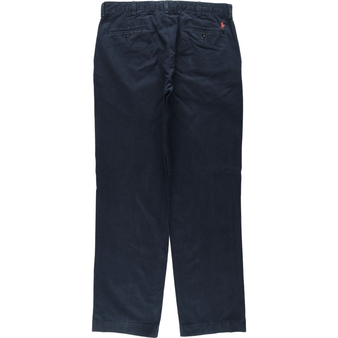 Ralph Lauren POLO by Ralph Lauren PRESTON PANT Chino pants for men, equivalent to w34 cotton navy blue type Vintage Second Hand